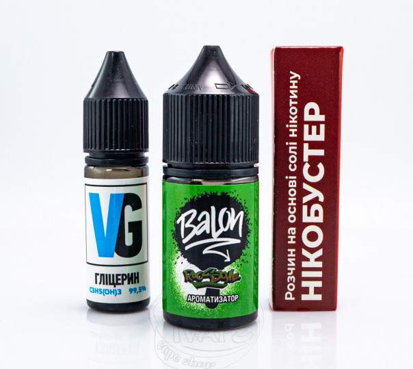 Жидкость Balon Salt Roc Style 30ml 50mg со вкусом ягод и цитрусовых (набор компонентов)