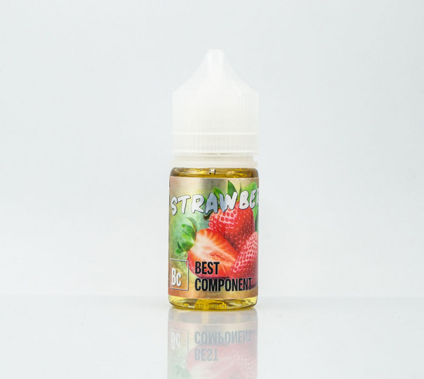 Жидкость Best Component Salt StrawBerry 30ml 50mg на солевом никотине со вкусом клубники