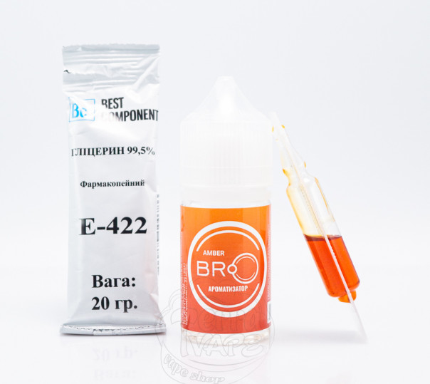 Жидкость BRO Salt Amber 30ml 50mg со вкусом тропических фруктов (набор компонентов)