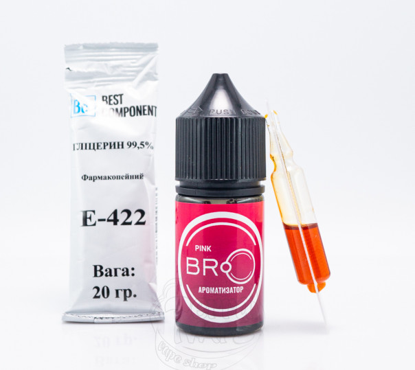 Жидкость BRO Salt Pink 30ml 50mg со вкусом грейпфрута (набор компонентов)