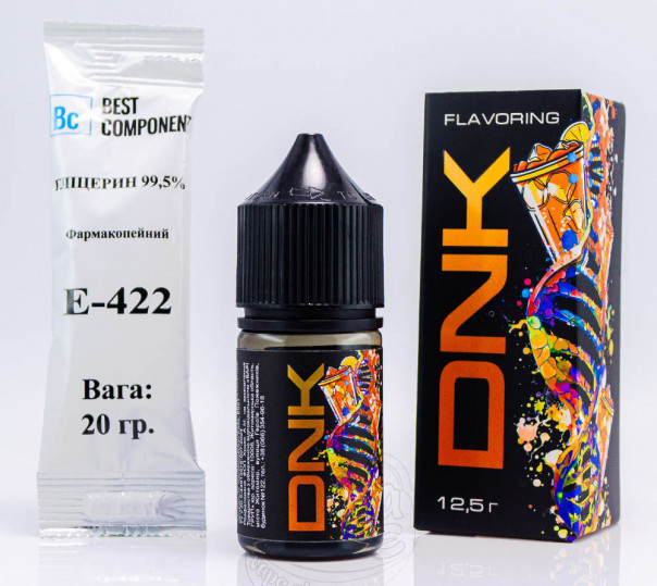 Рідина DNK Salt Ice Tea 30ml 0mg зі смаком холодного чаю (набір компонентів)