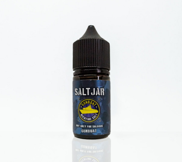 Рідина Salt Jar Gunboat 30ml 30mg на сольовому нікотині зі смаком яблука та винограду