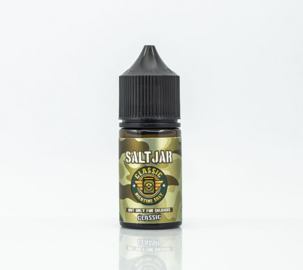 Рідина Salt Jar Classic 30ml 50mg на сольовому нікотині зі смаком тютюну