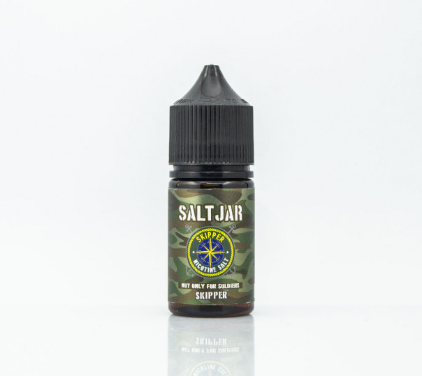 Рідина Salt Jar Skipper 30ml 30mg на сольовому нікотині зі смаком тютюну з карамеллю і ментолом
