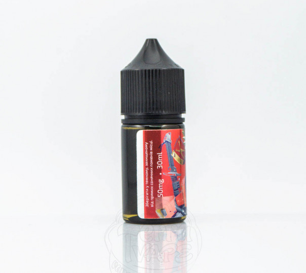 Рідина FL350 Salt Strawberry Lime 30ml 50mg на сольовому нікотині зі смаком полуниці та лайма