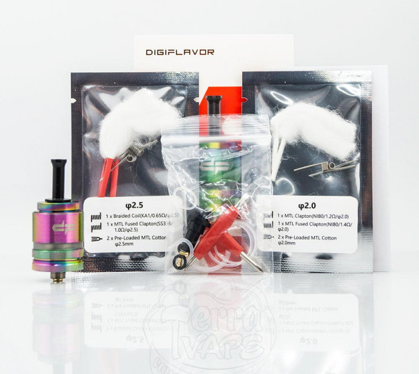 Digiflavor Siren v4 MTL RTA Обслуговуваний бак Digiflavor Siren v4 MTL RTA Обслуговуваний бак