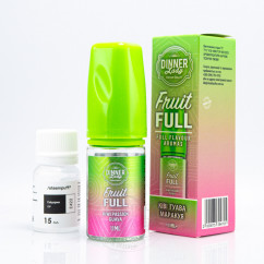 Dinner Lady Fruit FULL Salt Kiwi Passion Guava 30ml 50mg