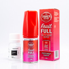 Dinner Lady Fruit FULL Salt Strawberry Watermelon 30ml 50mg
