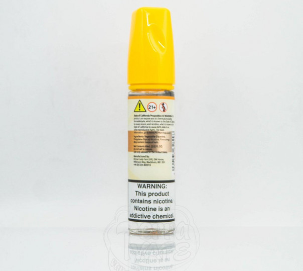 Рідина Dinner Lady Organic Sun Tan Mango 60ml 3mg на органічному нікотині зі смаком манго з холодком Рідина Dinner Lady Organic Sun Tan Mango 60ml 3mg на органічному нікотині зі смаком манго з холодком