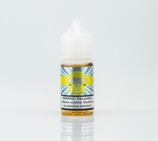 Рідина Dinner Lady Salt Lemon Sherbets 30ml 30mg на сольовому нікотині зі смаком лимонного щербета