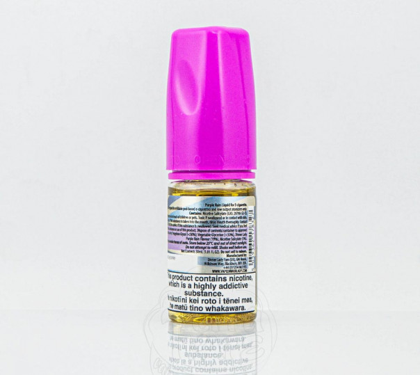 Рідина Dinner Lady Salt Purple Rain 30ml 50mg на сольовому нікотині зі смаком ягід і апельсина Рідина Dinner Lady Salt Purple Rain 30ml 50mg на сольовому нікотині зі смаком ягід і апельсина