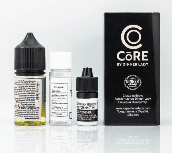Набор для приготовления жидкости Core by Dinner Lady Salt Grape Vine 30ml 25mg на солевом никотине