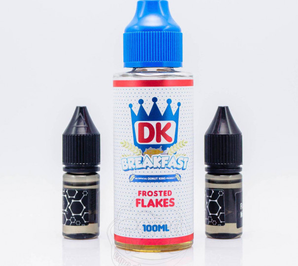 Жидкость Donut King Organic Frosted Flakes 120ml 3mg со вкусом кукурзных хлопьев с кремом