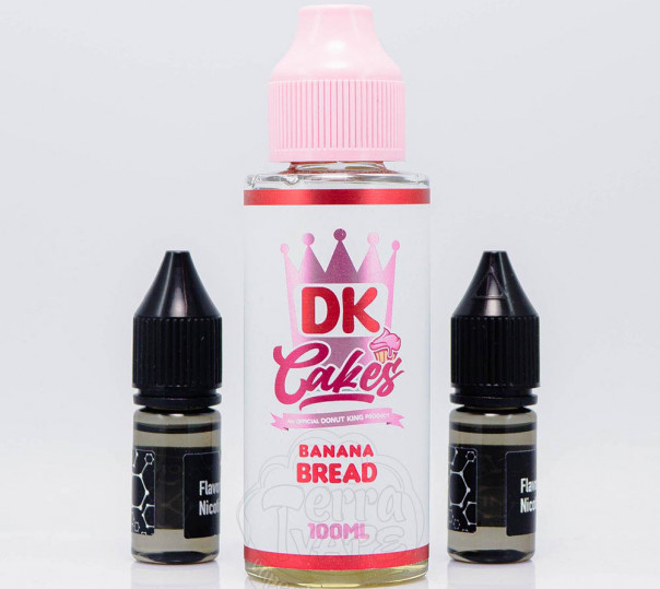 Жидкость Donut King Organic Banana Bread 110ml 1.5mg со вкусом бананового хлеба