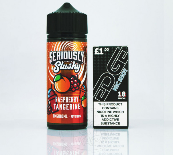 Doozy Seriously Slushy Raspberry Tangerine 100ml 0mg без нікотину