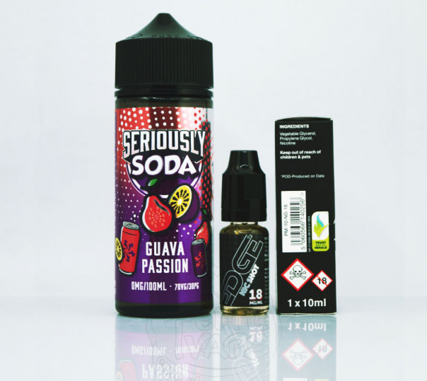Doozy Seriously Soda Guava Passion 100ml 0mg без нікотину