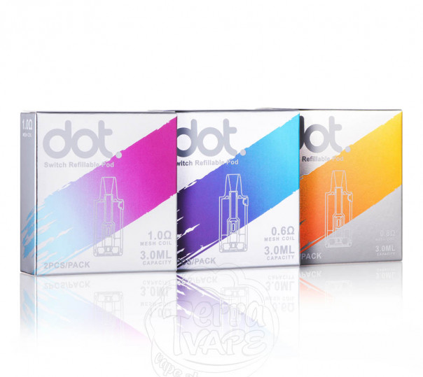 Картридж для багаторазової под-системи dotMod Switch by dot. Refillable Pod Cartridge 3ml