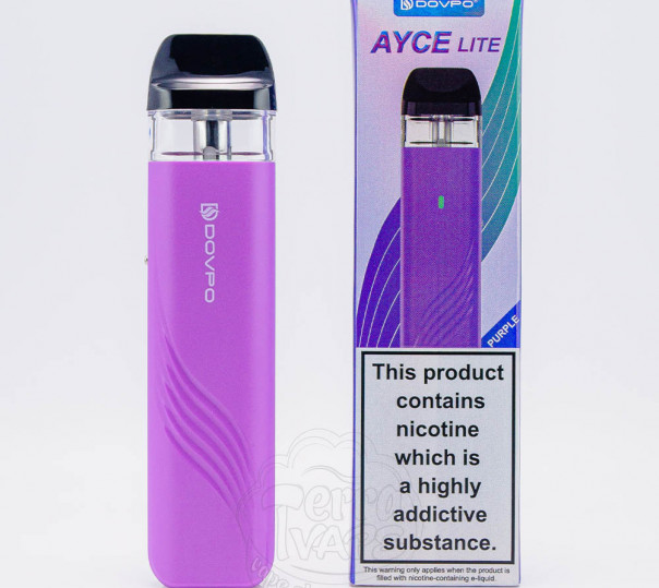 Dovpo Ayce Lite Pod System Kit 1000mAh Purple Багаторазова POD система Dovpo Ayce Lite Pod System Kit 1000mAh Purple Багаторазова POD система