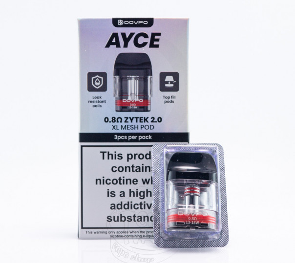 Картридж Dovpo Ayce ZYTEK 2.0 Mesh Pod Cartridge 3ml 0.8Ом для POD систем Ayce Pro 2 / Mini 2 / Lite Kit