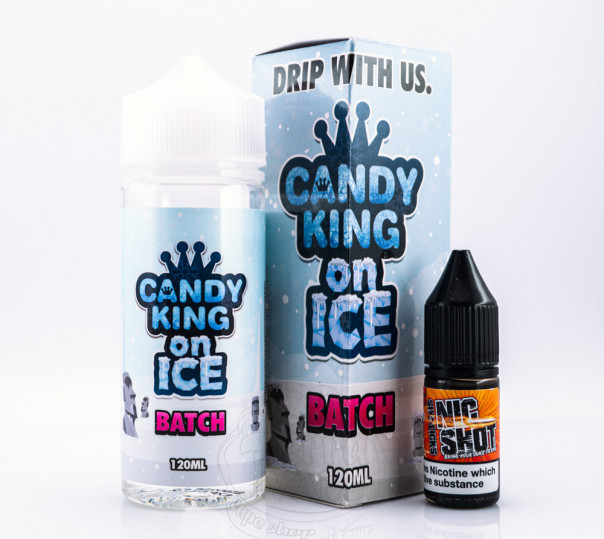 Candy King On Ice Organic Batch 120ml 3mg на органічному нікотині Candy King On Ice Organic Batch 120ml 3mg на органічному нікотині