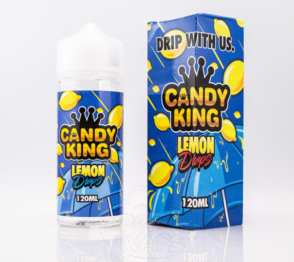 Candy King Organic Lemon Drops 100ml 0mg без нікотину