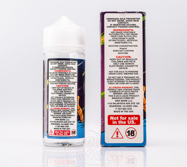 Candy King Organic Sour Worms 120ml 3mg на органічному нікотині