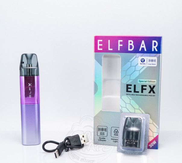 Elf Bar ELFX Pod Kit 1000mAh Багаторазова POD система Elf Bar ELFX Pod Kit 1000mAh Багаторазова POD система