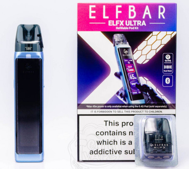 Elf Bar ELFX ULTRA Pod System Kit 1500mAh Blue Багаторазова POD система