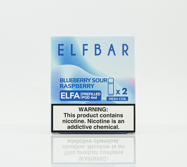 Картридж для Elf Bar ELFA - Blueberry Sour Raspberry (Чорниця з кислою малиною) 1200 затяжок 1шт