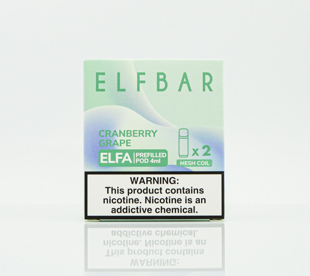 Картридж для Elf Bar ELFA - Cranberry Grape (Журавлина з виноградом) 1200 затяжок 1шт