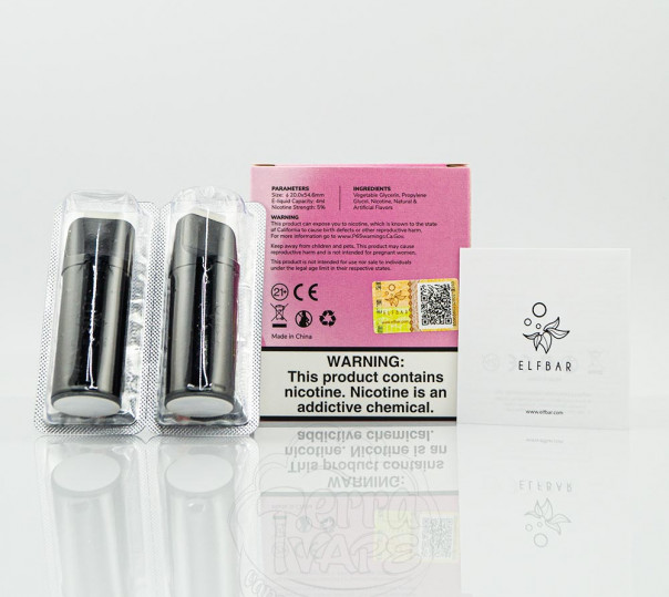 Картридж для Elf Bar ELFA - Pink Lemonade (Рожевий лимонад) 1200 затяжок 1шт Картридж для Elf Bar ELFA - Pink Lemonade (Рожевий лимонад) 1200 затяжок 1шт