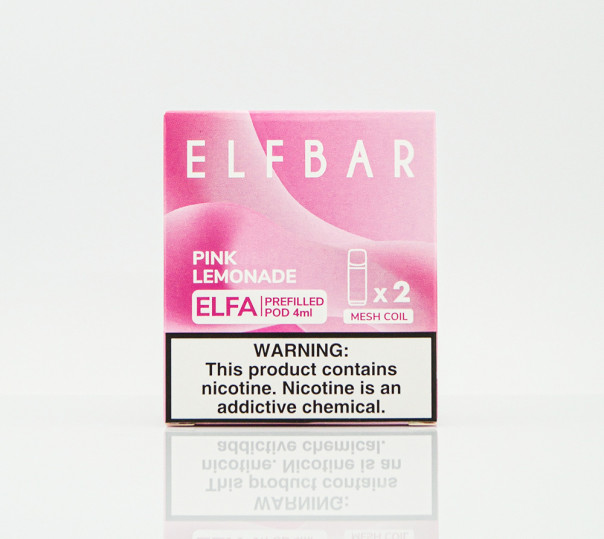 Картридж для Elf Bar ELFA - Pink Lemonade (Рожевий лимонад) 1200 затяжок 1шт