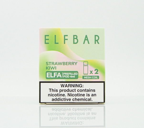 Картридж для Elf Bar ELFA - Strawberry Kiwi (Полуниця з ківі) 1200 затяжок 1шт