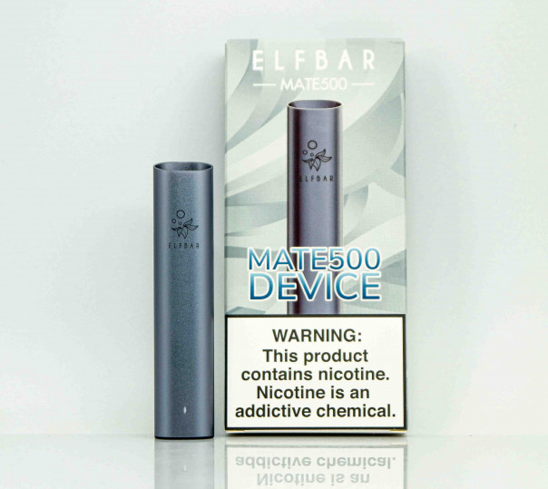 Elf Bar Mate500 Pod Gray (Сірий) 500mAh Багаторазова POD система