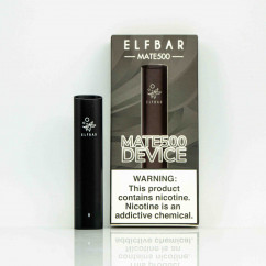Elf Bar Mate500 Pod Black (Чорний) 500mAh Багаторазова POD система