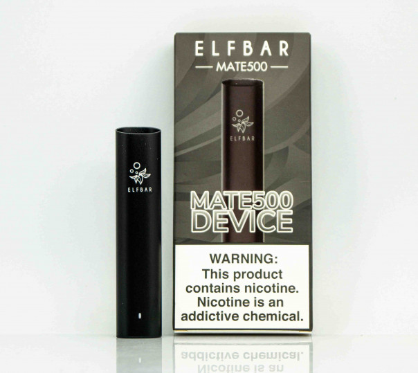 Elf Bar Mate500 Pod Black (Чорний) 500mAh Багаторазова POD система