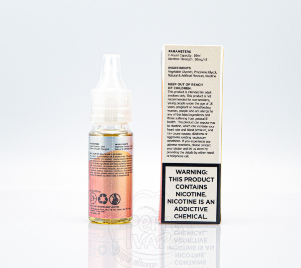 Elf Bar ElfLiq Salt Apple Peach 10ml 50mg від ELF BAR (оригінал) зі смаком яблука з персиком