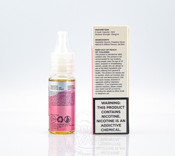 Elf Bar ElfLiq Salt Strawberry Snoow 10ml 50mg від ELF BAR (оригінал) зі смаком полуничного морозива Elf Bar ElfLiq Salt Strawberry Snoow 10ml 50mg від ELF BAR (оригінал) зі смаком полуничного морозива