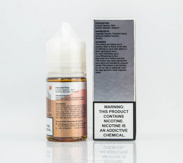 Жидкость ELFLIQ Salt Cream Tobacco 30ml 50mg от ELF BAR (оригинал, набор компонентов) со вкусом табака с кремом