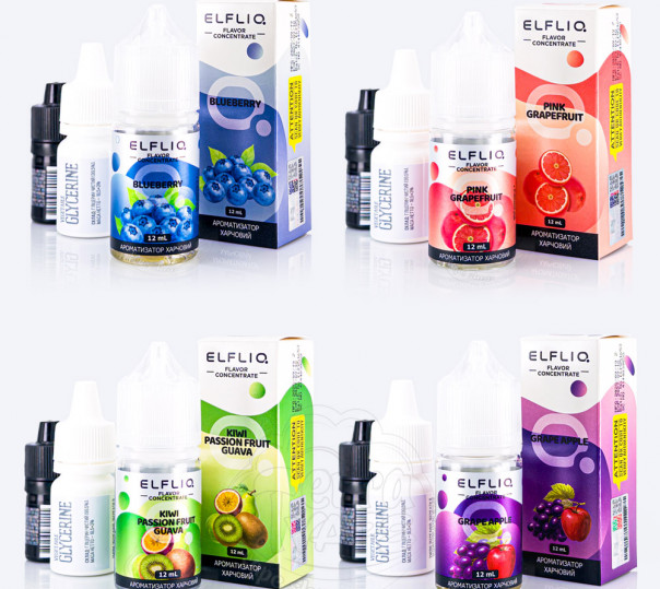 Рідина ELFLIQ від ELF BAR 30ml (оригінал, набір компонентів)