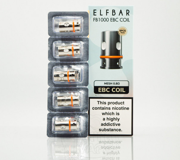 Випаровувач EBC для багаторазової POD системи Elf Bar FB1000 Pod Kit