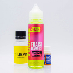 Fruizee Max Salt Fraise, Framboise 60ml 50mg