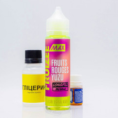 Fruizee Max Salt Fruits Rouges, Yuzu 60ml 50mg