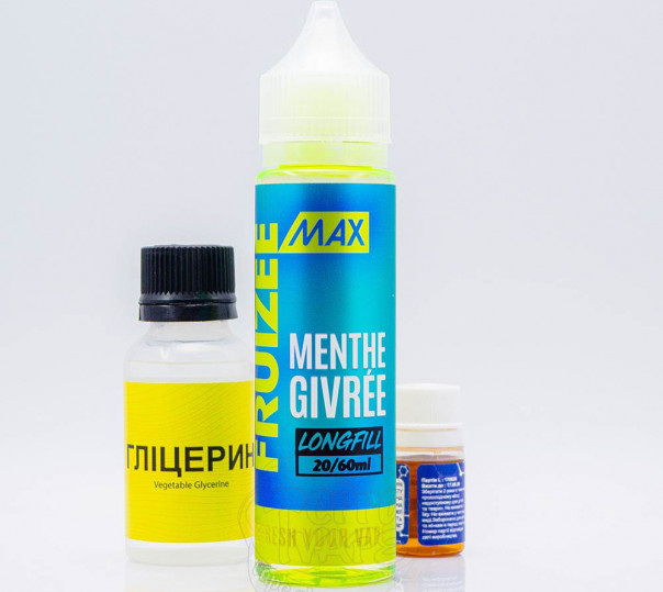 Жидкость Fruizee Max Salt Menthe Givree 60ml 50mg со вкусом мяты с травяными нотками (набор компонентов)