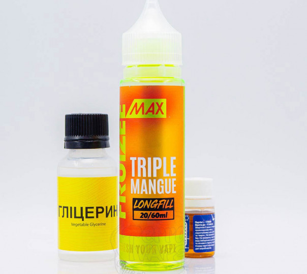 Жидкость Fruizee Max Salt Triple Mangue 60ml 50mg со вкусом манго с холодком (набор компонентов)