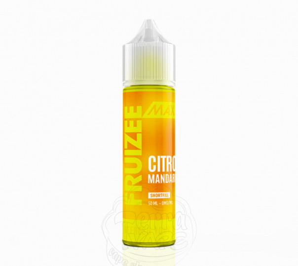 Рідина Fruizee Max Salt Citrone, Mandarine 60ml 50mg зі смаком лимону та мандарину (набір компонентів)