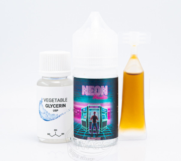 Рідина RetroWave Salt Neon Paradise 30ml 0mg (набір компонентів)