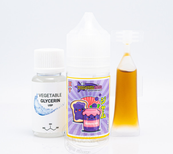 Рідина Yum-Yum Star Salt Чорничний джем 30ml 50mg (набір компонентів)