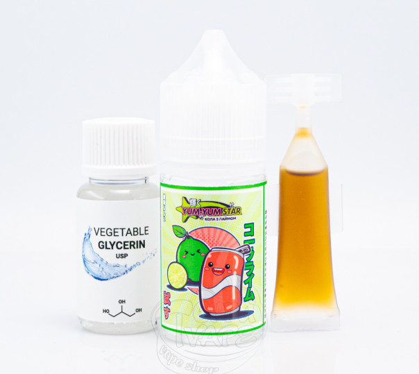 Рідина Yum-Yum Star Salt Кола з лаймом 30ml 0mg (набір компонентів)