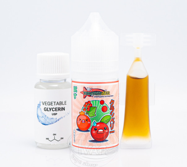 Рідина Yum-Yum Star Salt Смородина журавлина 30ml 50mg (набір компонентів)